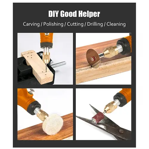 Mini Wireless Drill Rechargeable Polishing Machine DIY Mini Rotary Tool USB Engraving Tool Dremel Tool Modeling Mini Drill - Image 6