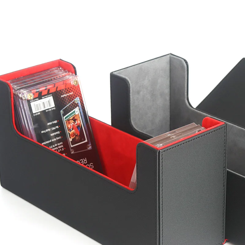 

PU Card Brick Box BGS Card Tiles Storage Box DCGS Star Ball Player Card Brick Box Collection Box, Can Hold 36 Screw Card Brick