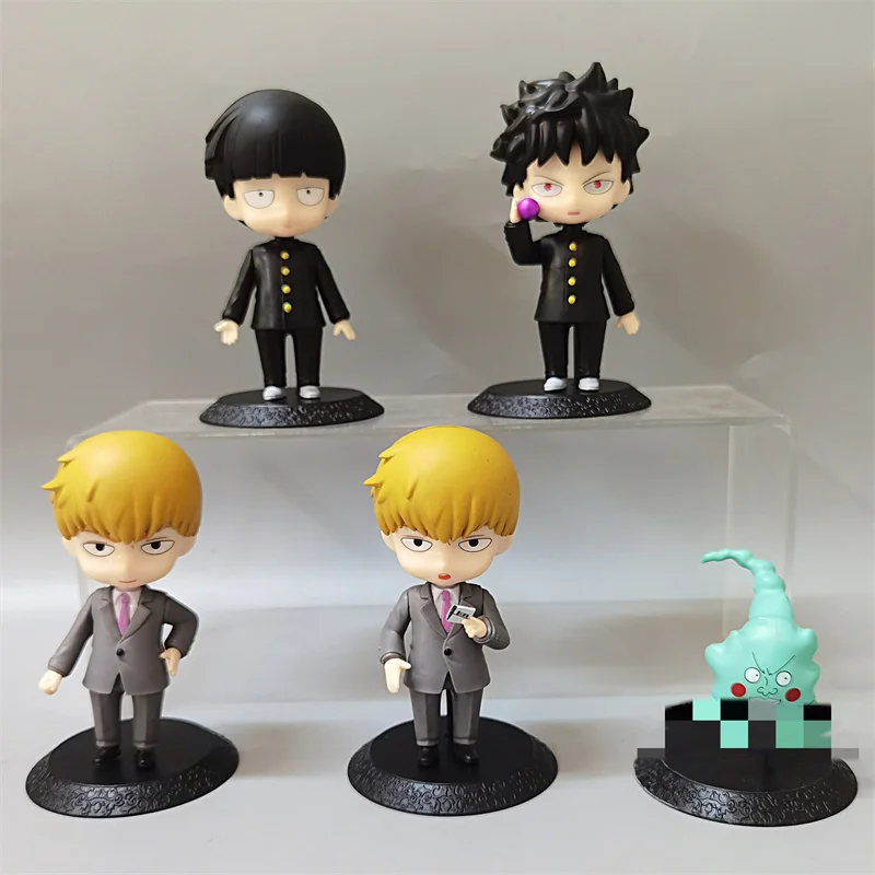 Mob Psycho 100 III 1913 Shigeo Kageyama 1922 Arataka Reigen Action Figure  Face Changeable Toys Collection Model Doll Gift