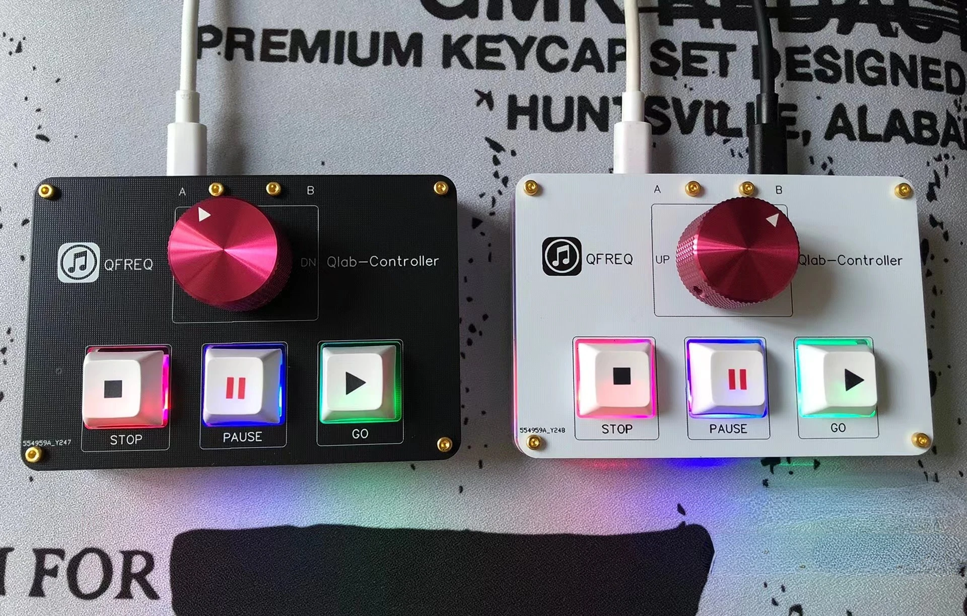 Qlab-デュアルコントロールコントローラー,放送ソフトウェア (HIRP1