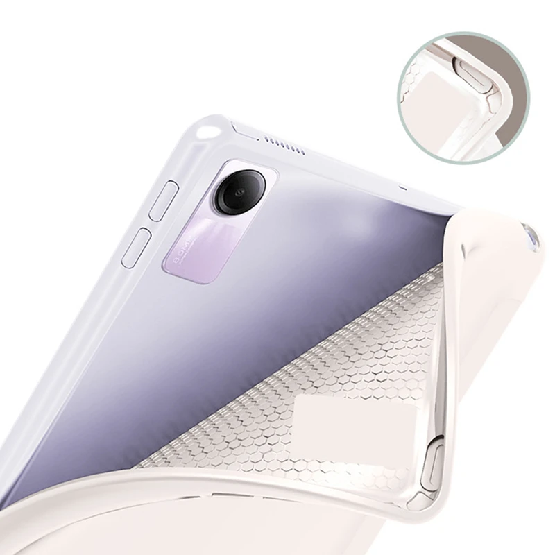 Silicone Tablet Case with Auto Wake/Sleep and Magnetic Charging Support, 2023 Edition