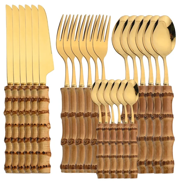 Bamboo Cutlery Set 1