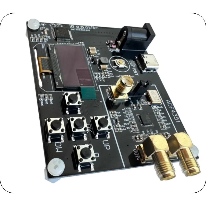 ADF4351 신호 발생기 모듈 35M-4.4GHz RF 신호 소스 스위퍼 STM32 +OLED