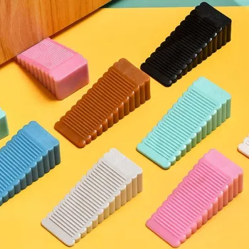 1 peça rolha de segurança de porta de silicone, bloco de cunha, rolha de porta, retentor de porta traseira para casa e escritório, rolha anticolisão 1
