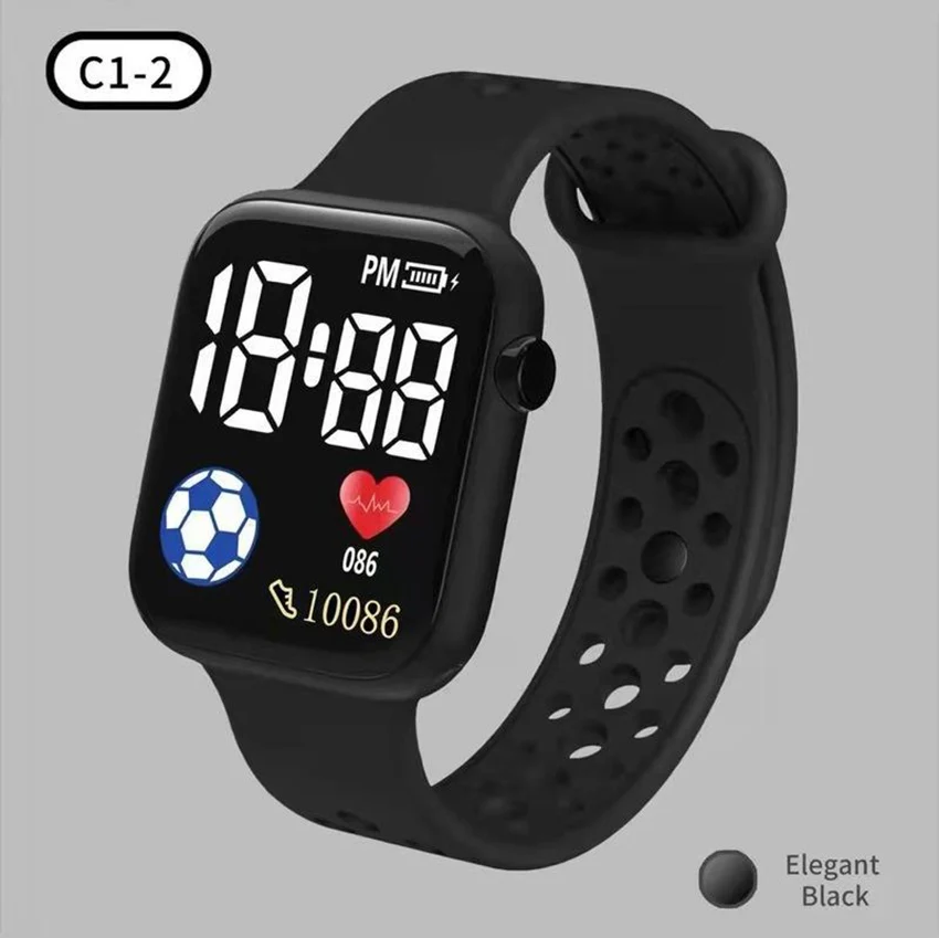 

Fashion LED Men's Electronic Watch Multifunctional Outdoor Youth Student Hand Clock Women Running Sports Digital Cost Wristwatch