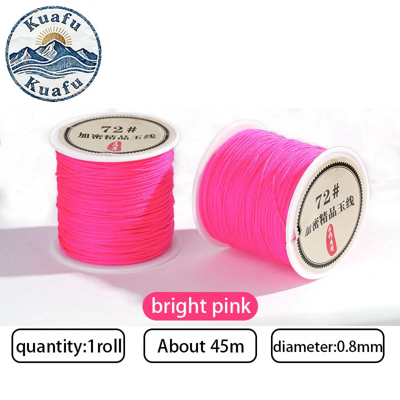 Nylon Braided Cord Thread for DIY Crafts and Jewelry Making