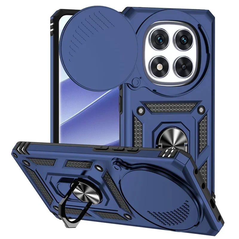 Shockproof Armor Phone Case with 360° Ring Stand Kickstand