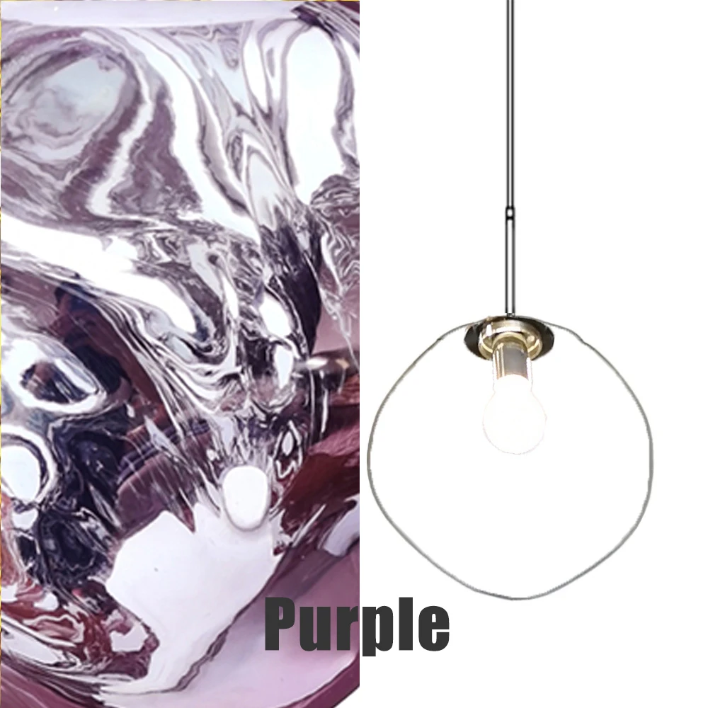 Modern Glass Pendant Light Nordic LED Lava lustre Dining Room Living Room Cabinets Home Decor Hanging Lamps Ceiling Chandelier - Image 4