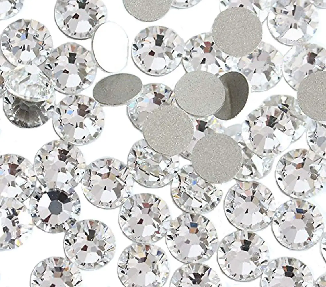 1000pcs Non Hot Fix Rhinestones 2/3/4mm Round Resin Flatback Crystal Rhinestone DIY Nail Art Jewelry Garment Decorations Glue On