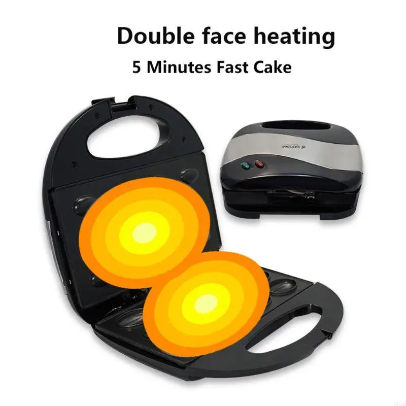 D0AB Electric Walnut Cake Maker Automatic Nut Bread Machine Sandwich Iron