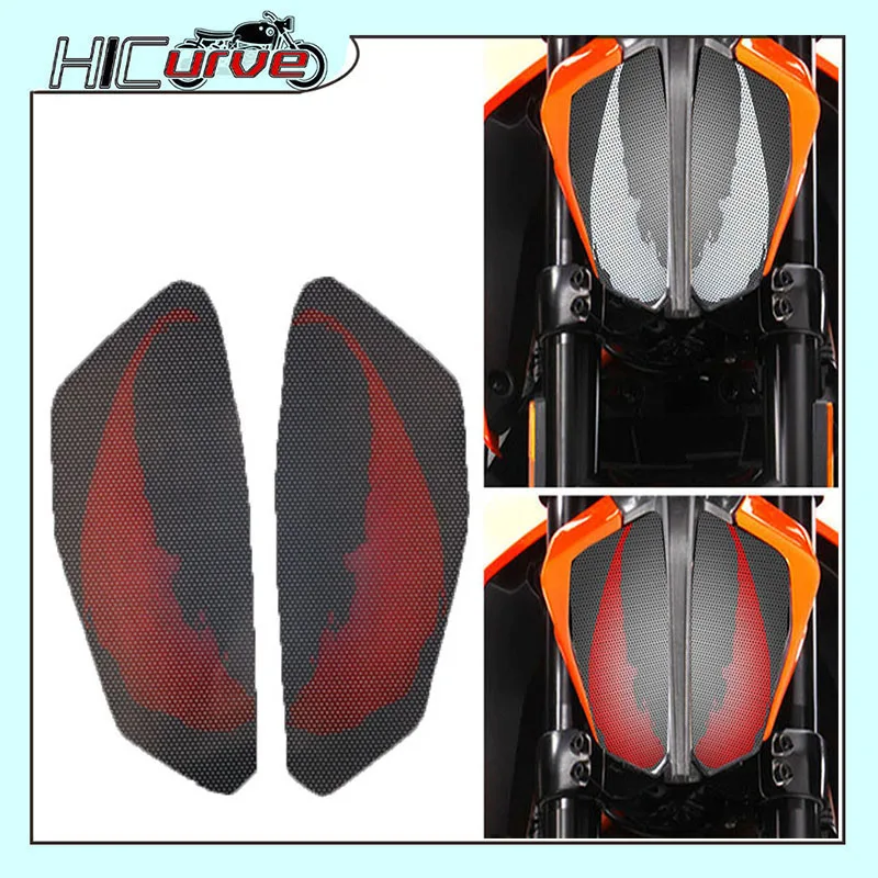 For DUKE 790 390 DUKE390 DUKE790 2017-2023 2018 2019 Motorcycle 3D Front Fairing Headlight Guard Sticker Head Light Protection duke fiber stabilized light source aua d1315 laser light source optical power meter transmitting light source single mode 1310 1