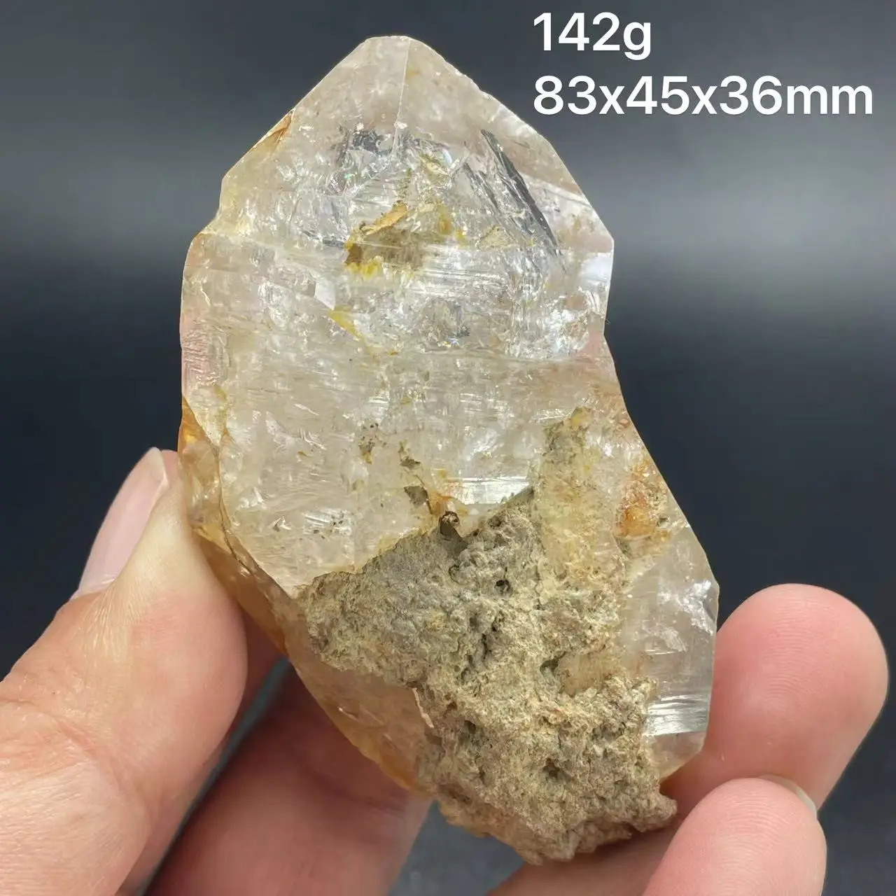 

New 100% natural white crystal raw stone, bubble, rainbow, healing crystal
