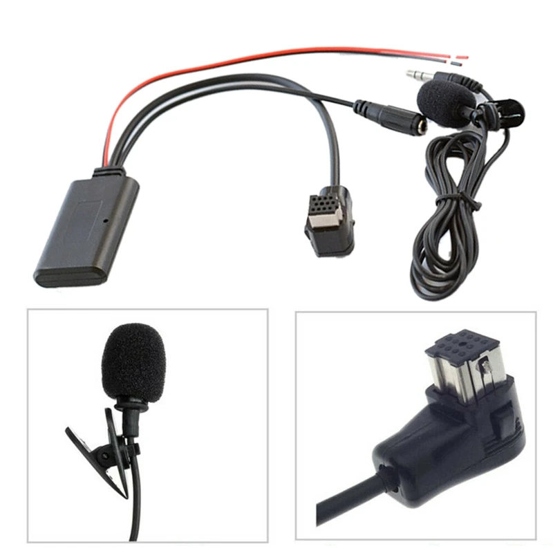 Car Cd Dvd Stereo Bluetooth 5.0 Cavo Aux Con Microfono Vivavoce Per Pioneer P99 P01