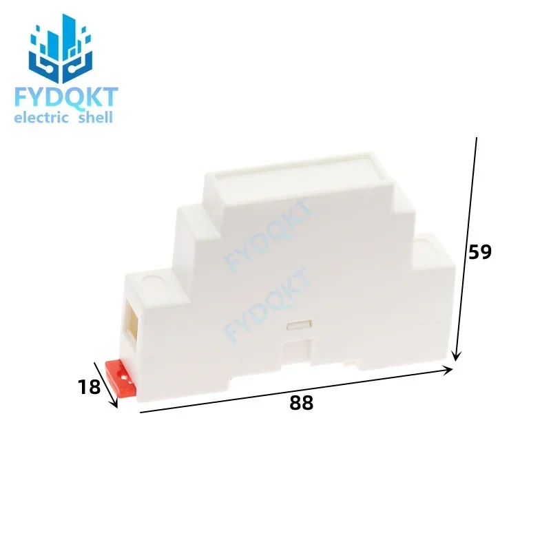 ABS plastic Supply Rail Electrical Shell Safety Barrier Isolation Module 4-19: 88X18X59MM Project Junction Box Electrical Junction Box