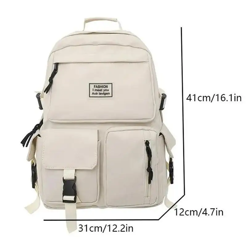 Large Capacity Waterproof School Bag Fashion Travel Backpack Nylon Computer Backpack 2