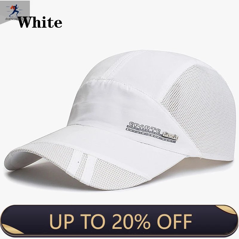 Mens Summer Outdoor Sport Baseball Hat Running Visor Cap Quick Dry Mesh Cap 8 Colors baseball cap,fashion hat,sports hat