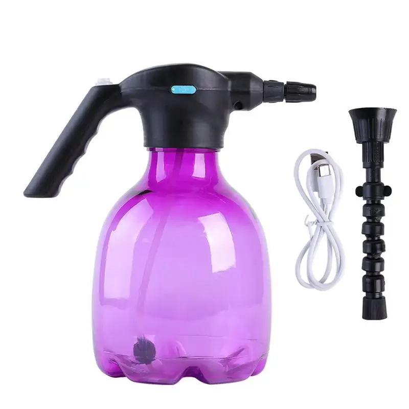 

Electric Spray Bottle 3L Rechargeable Adjustable Plant Mister With Extended Nozzle Gardening Automatic Watering Can For Yard