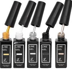 1 Bottle (12ml/g) Nail Art Liner Gel Polish Paining Drawing Brush Nail Decorations Pens UV/LED Varnish Paint Lacquer JFH453#e