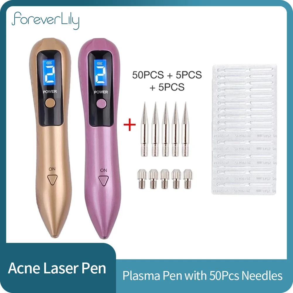 50PCS Plasma Pen Needles with LCD Plasma Pen For Laser Skin Dark Spot