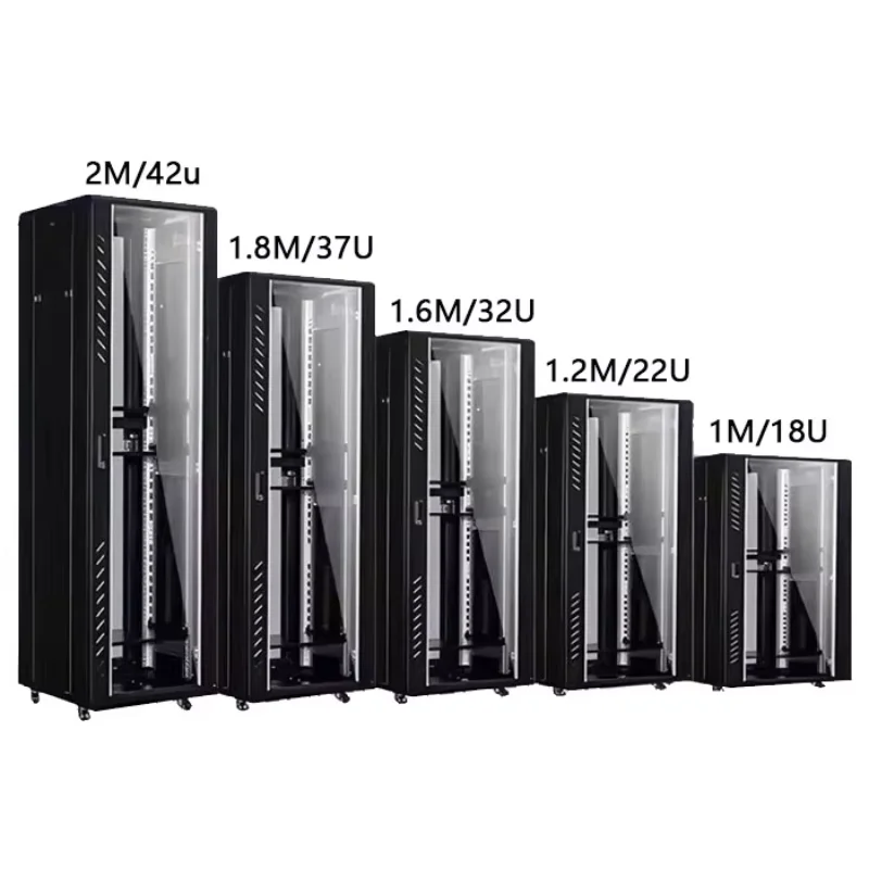 18U Rack Server Cabinet Outdoor Network Metal Data Cabinet with 19-Inch Standard 42U 22U 32U 36U Capacity Options 6