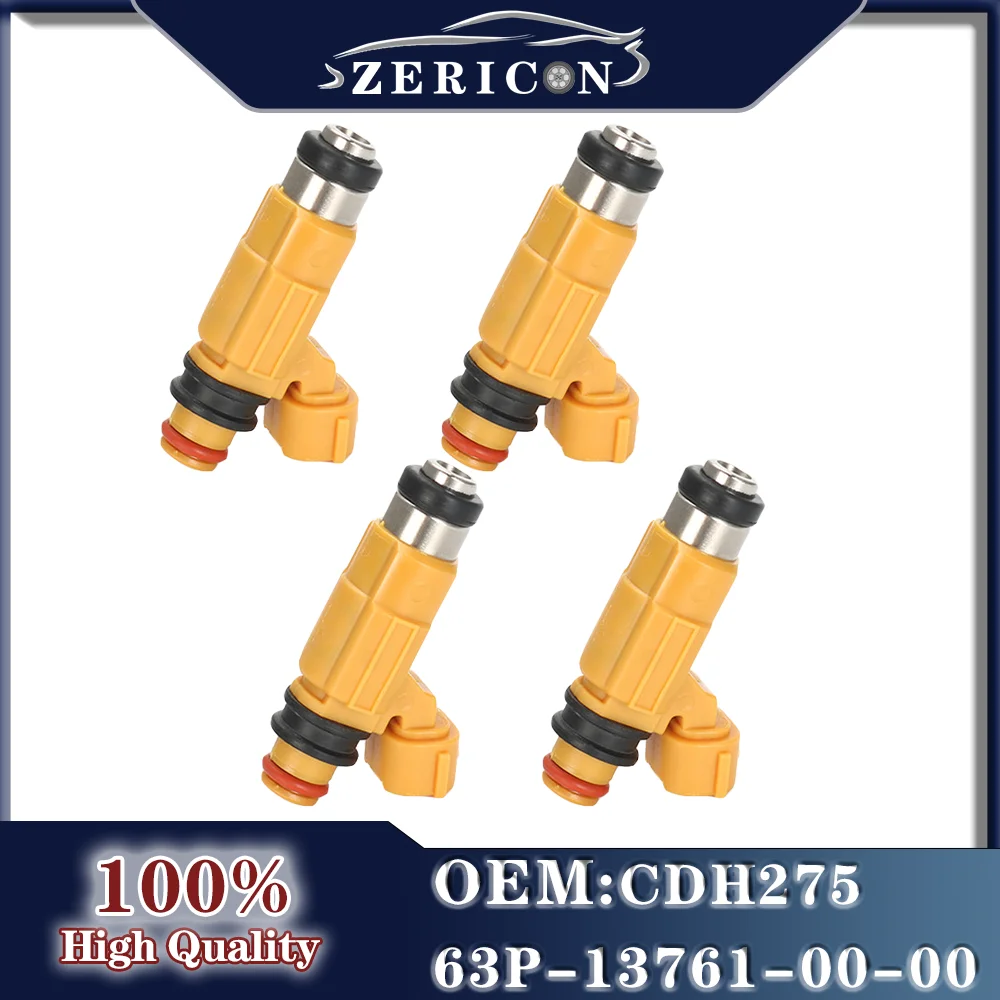 4PCS Fuel Injectors CDH275 MD319792 For Marine For Yamaha Outboard F150