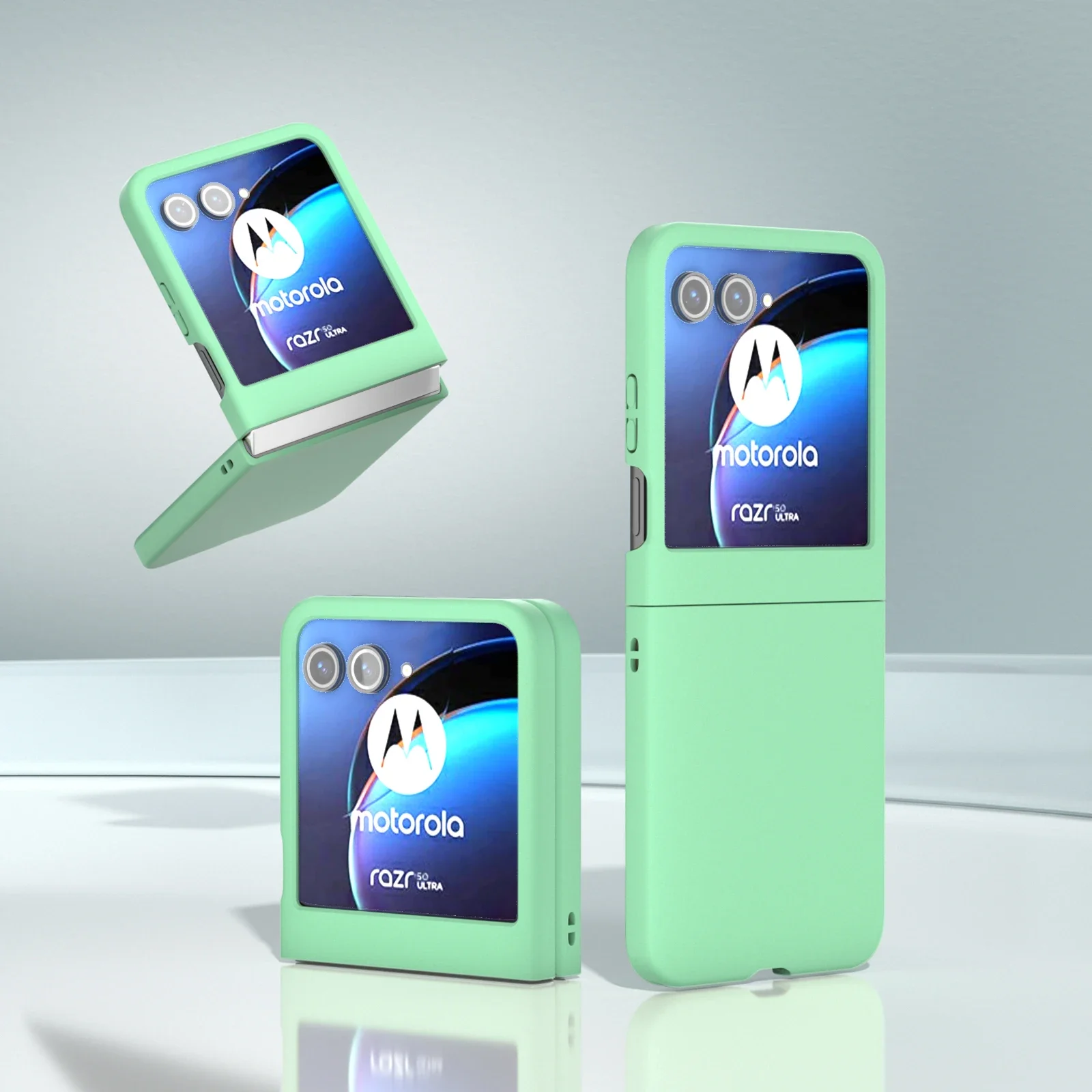 Luxurious Skin Feel Protective Case - Solid Color, 2-Piece Hinge Set, Anti-Scratch & Lightweight Cover