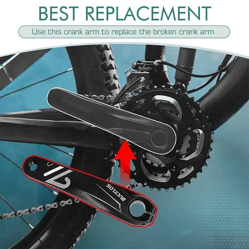 E-bikes/indoor Bicycle Crank Arm 152/170/175mm MTB Road BMX Bike Crankset Square