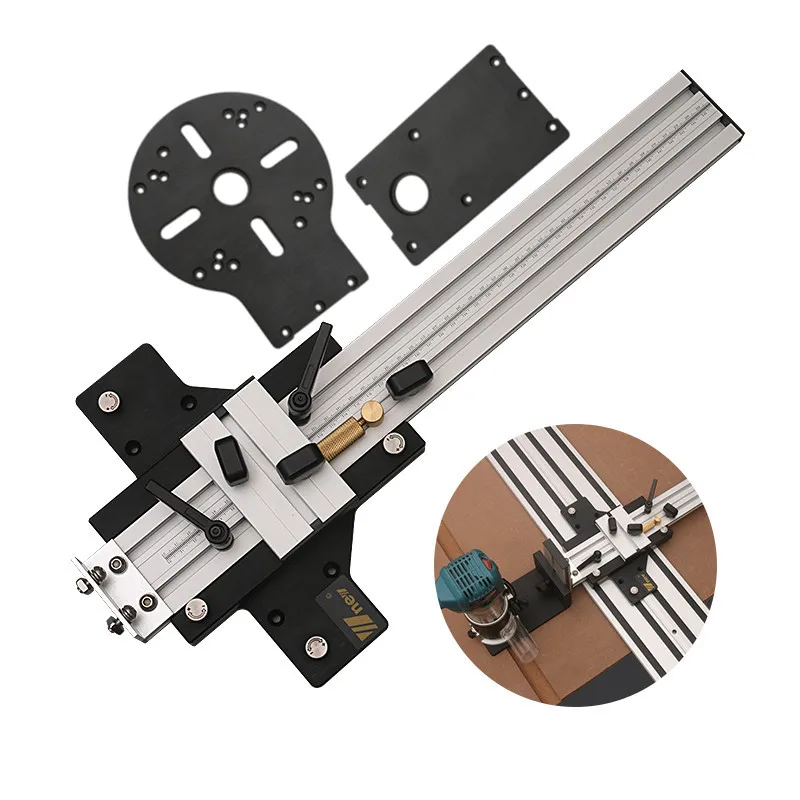 Wood-Router-Slotting-Guide-Rail-Linear-Slide-Orbit-Woodworking-Circle ...