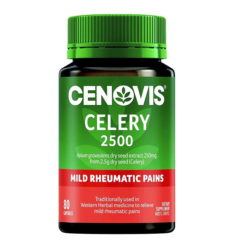 

Cenovis Celery Seed Extract Capsules 80 Capsules/Bottle Free Shipping