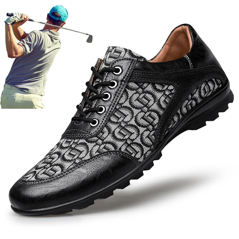 

New Lxury Golf Shoes Spikes Men Size Plus 37-48 Golf Footwears Breathable Walking Shoes for Golfers Anti Slip Sport Sneakers