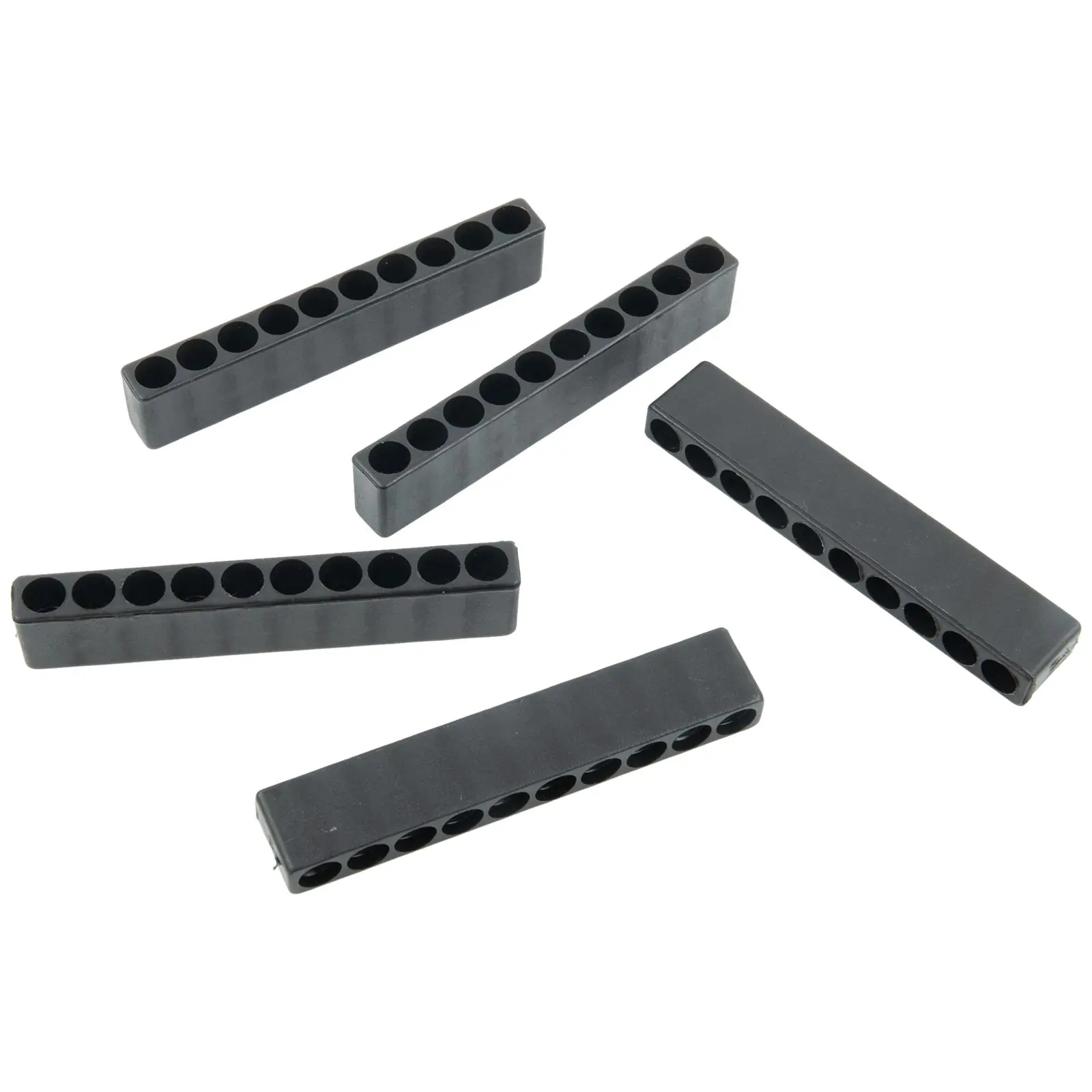 

Screwdriver Holder Convenient Screwdriver Storage Solution 5 Pcs Bit Holder with 10 Holes Plastic Construction