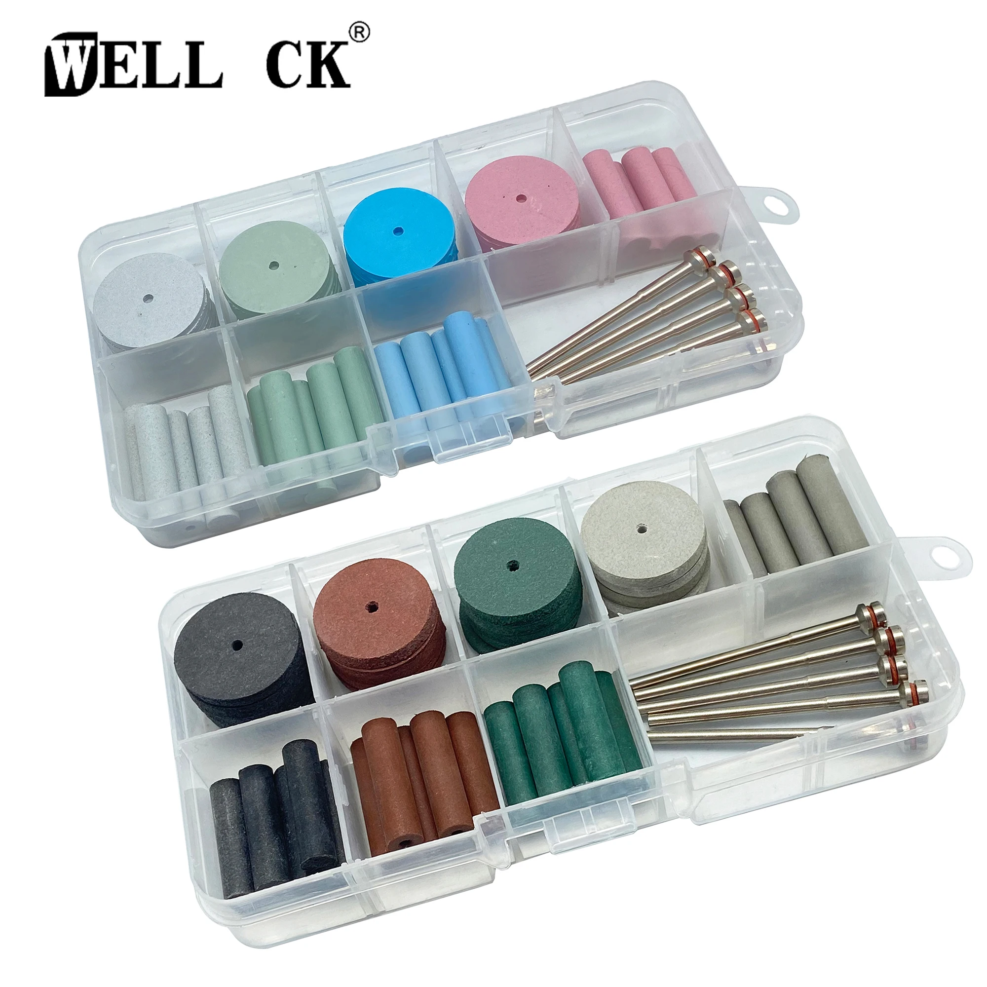 DentalPolishingWheelKitsRoundSiliconeRubberGrindingPolishing