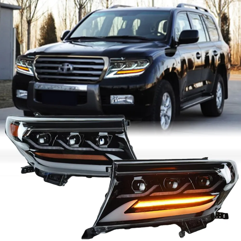 Car Led Headlight For Toyota Land Cruiser Accessories 20072015 Full