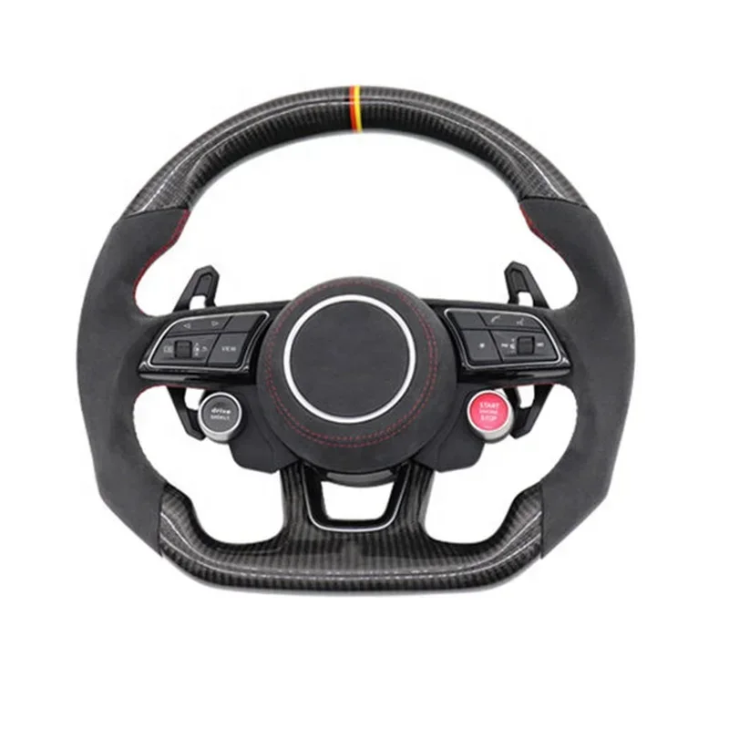 

Custom Steering Wheel For Audi A3 A4 A5 A6 A7 A8 S3 S4 S5 S6 S7 S8 Q3 Q5 Q7 Q8 RS3 RS4 RS5 RS6 RS7 R8 Carbon Fiber Or Sline