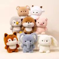 Cute 16cm Plush Companion Doll Capybara Elephant Stuffed Animal Pillow Plush Bear Animal Plush Toy Sleeping Gift 1