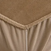 Drap-housse en velours épais, couleur unie, doux, chaud, antidérapant, housse de matelas, protection réglable, drap de lit doux avec élastique, 1 pièce 4