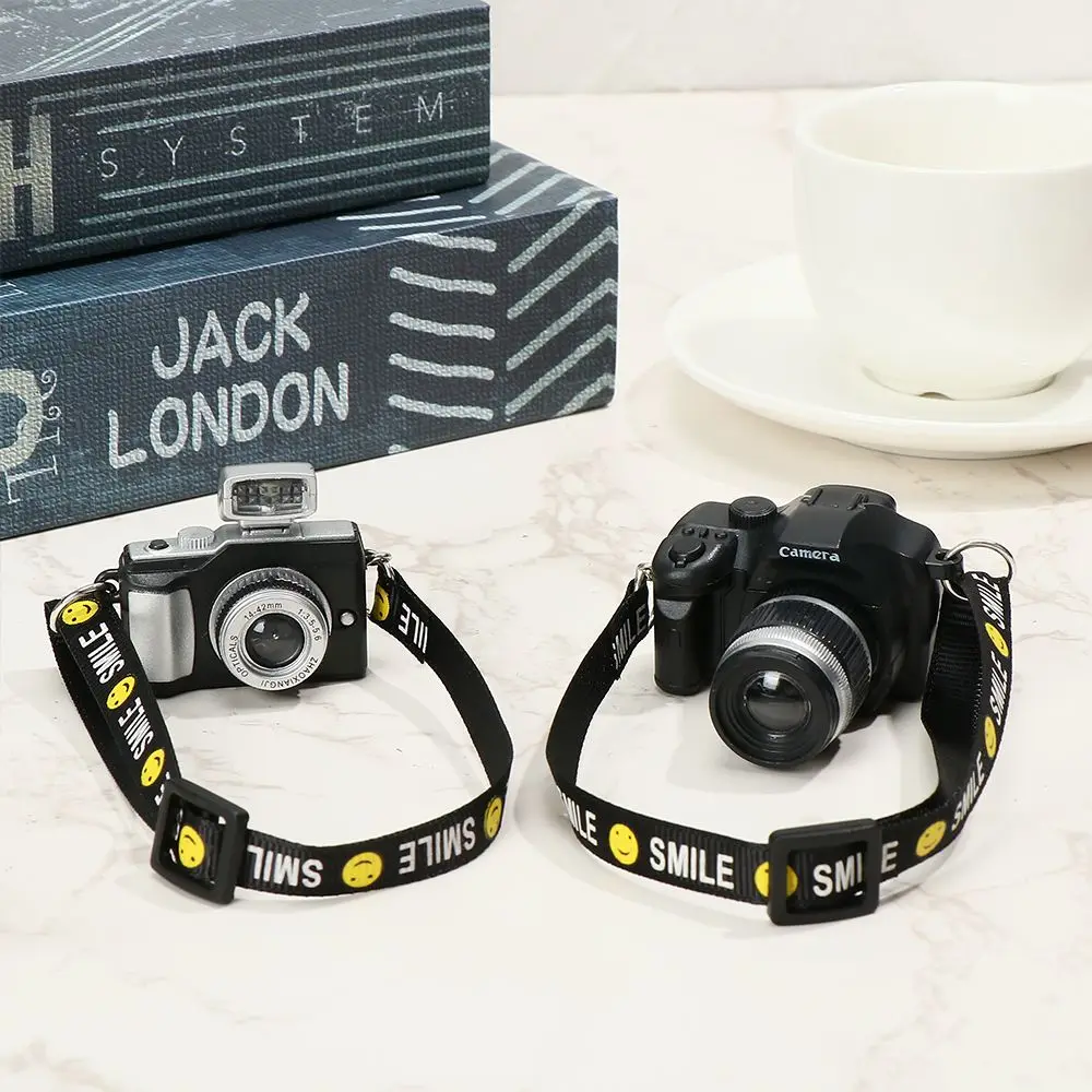 1pc Dollhouse Miniature Digital Camera Mini Simulation Cameras For Doll