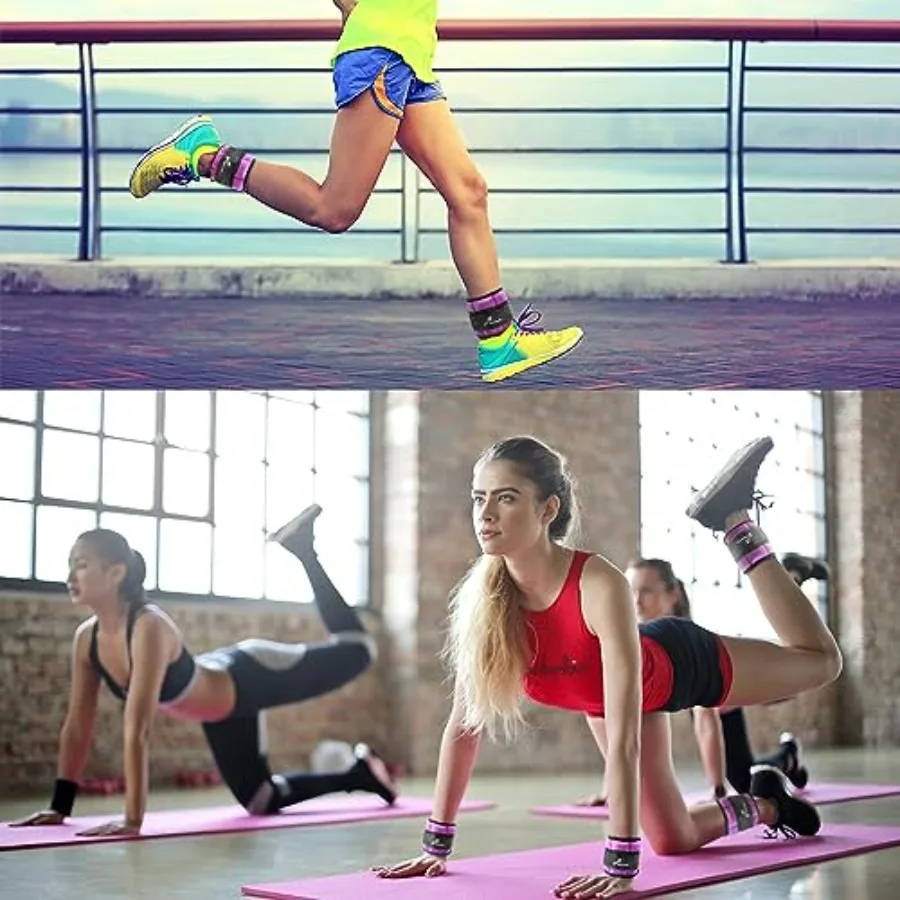 Adjustable Ankle Weights with Dumbbells Set