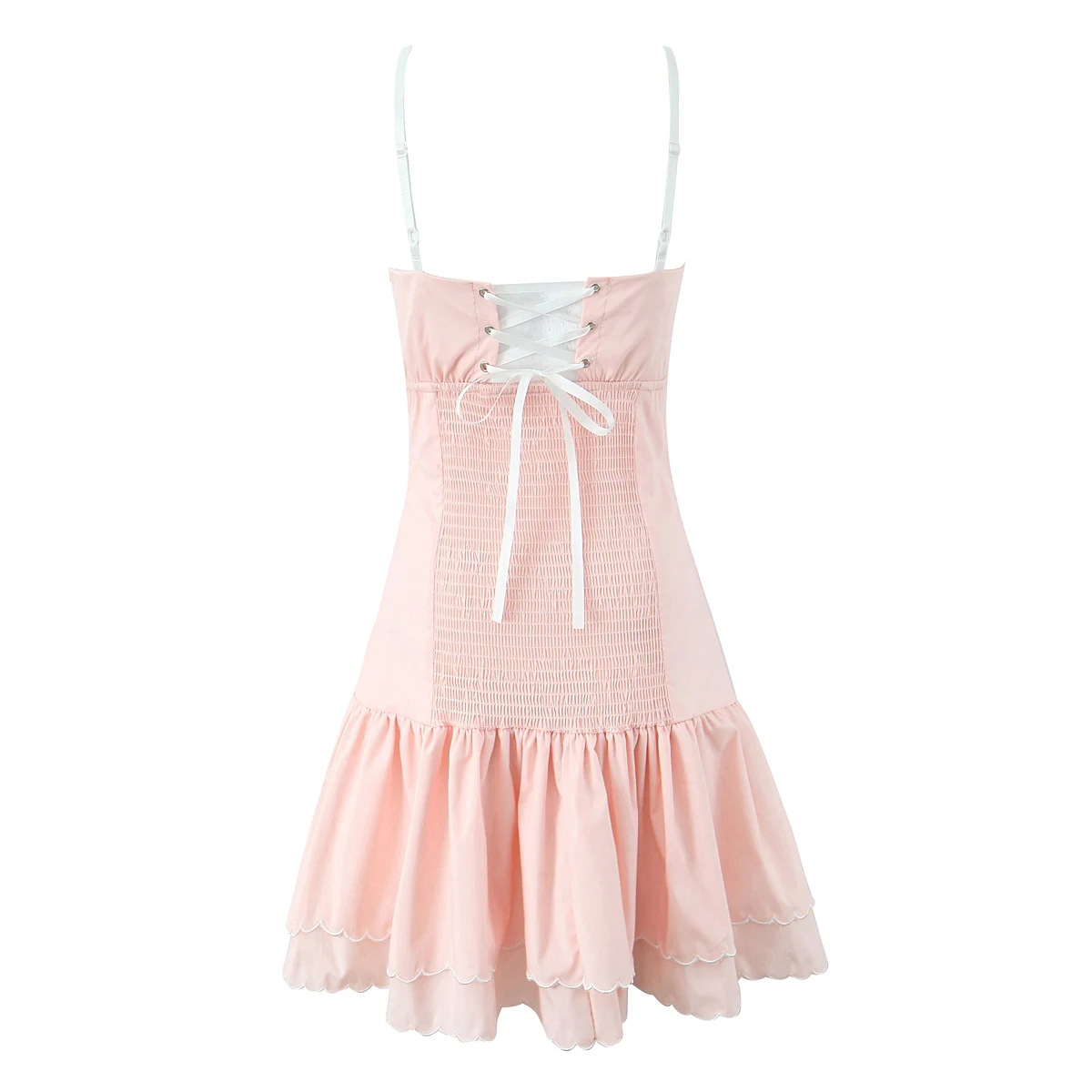 Laudre Pink Corset Mini Dress