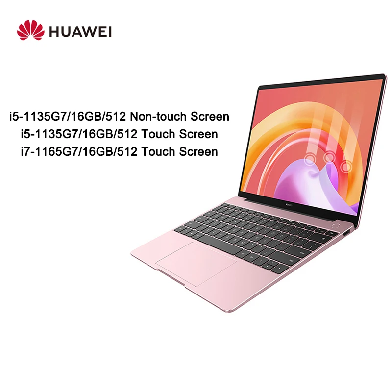 HUAWEI MateBook 13 Laptop i5-1135G7/i7-1165G7 16GB 512GB SSD Notetbook 13  Inch 2K Touchscreen Iris Xe Graphics WIFI6 Netbook