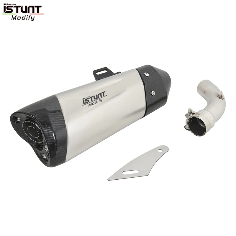 Slip On For Kawasaki Ninja 1000SX Z1000SX 2020-2023 Motorcycle Exhaust Escape Modified Muffler Mid Link Pipe Removable DB Killer - Image 4