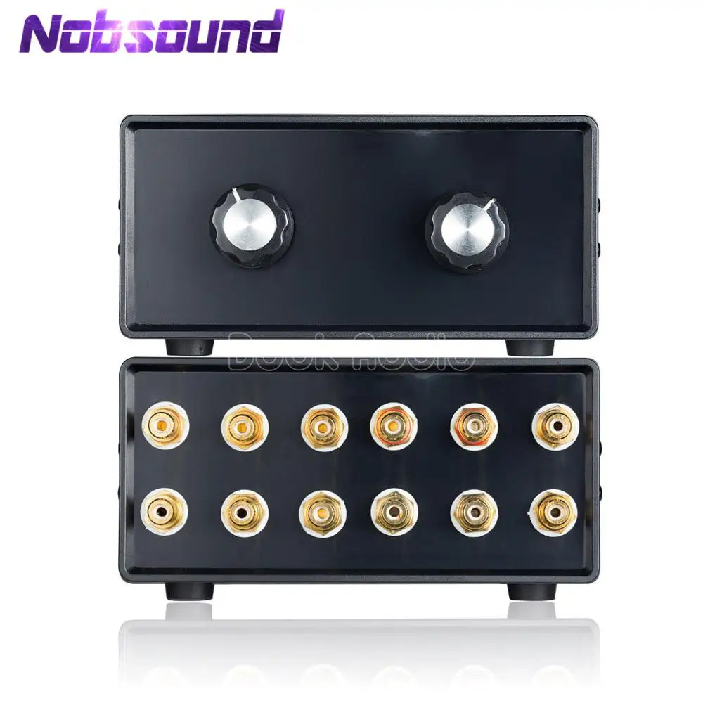 Nobsound Mini Hifi Stereo 4in2out Rca Audio Signal Splitter