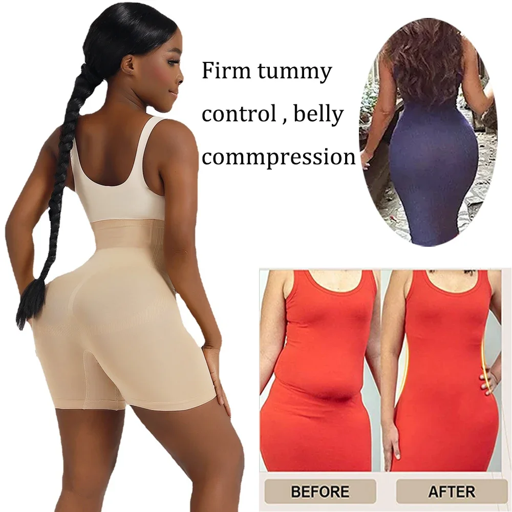 Shaprwear Tummy Control Panties Women Waist Trainer Body Shaper Shorts with Hooks High Waist Firm Belly Compression Underwear