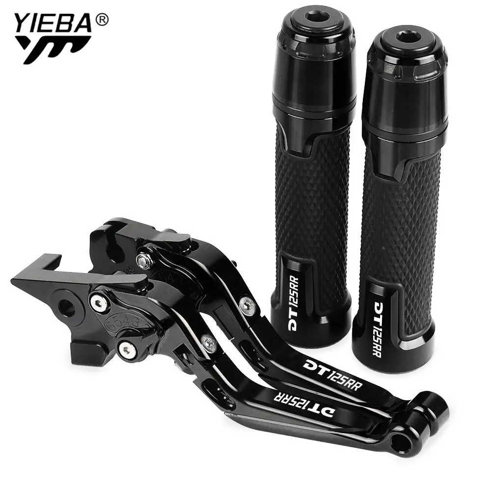 

Motorcycle CNC Brake Clutch Levers Handlebar knobs Handle Hand Grip Ends FOR YAMAHA DT125RR 1994 1995 1996 1997 1998 1999