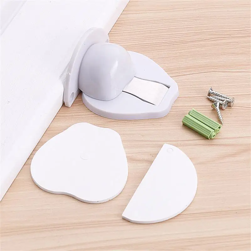 Magnetic Door Stops Hidden Door Holders Catch Floor Hidden Doorstop 304 Stainless Steel Stopper Nail-free Doorstop