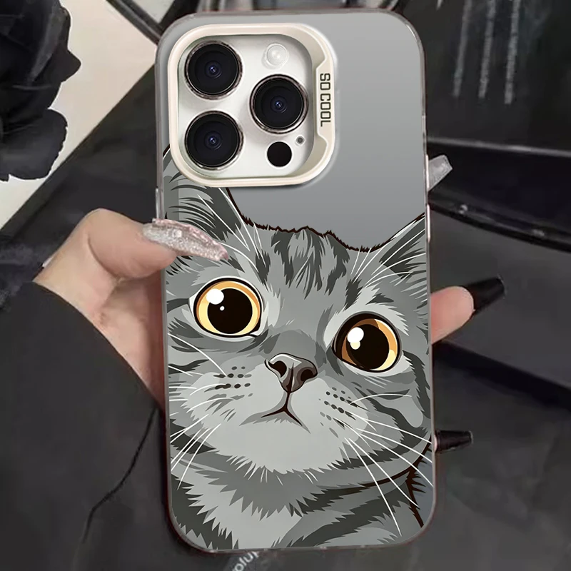 Chic Fashion Kitten Cartoon Smartphone Case