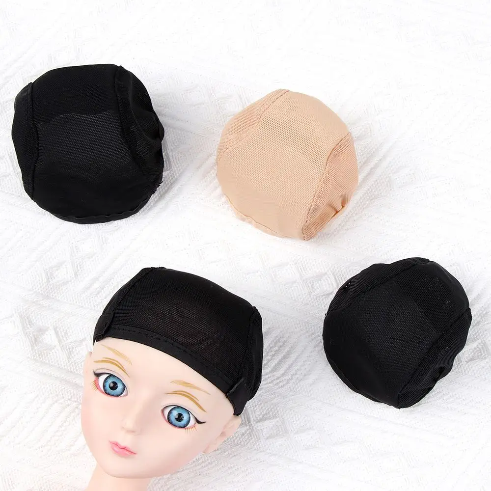 1pc Doll DIY Accessories Fixed Hair Hairnet Net Non-slip Hat Cap Head Headgear for 1/3 1/4 1/6 BJD Doll Wig Toy Bjd Accessories