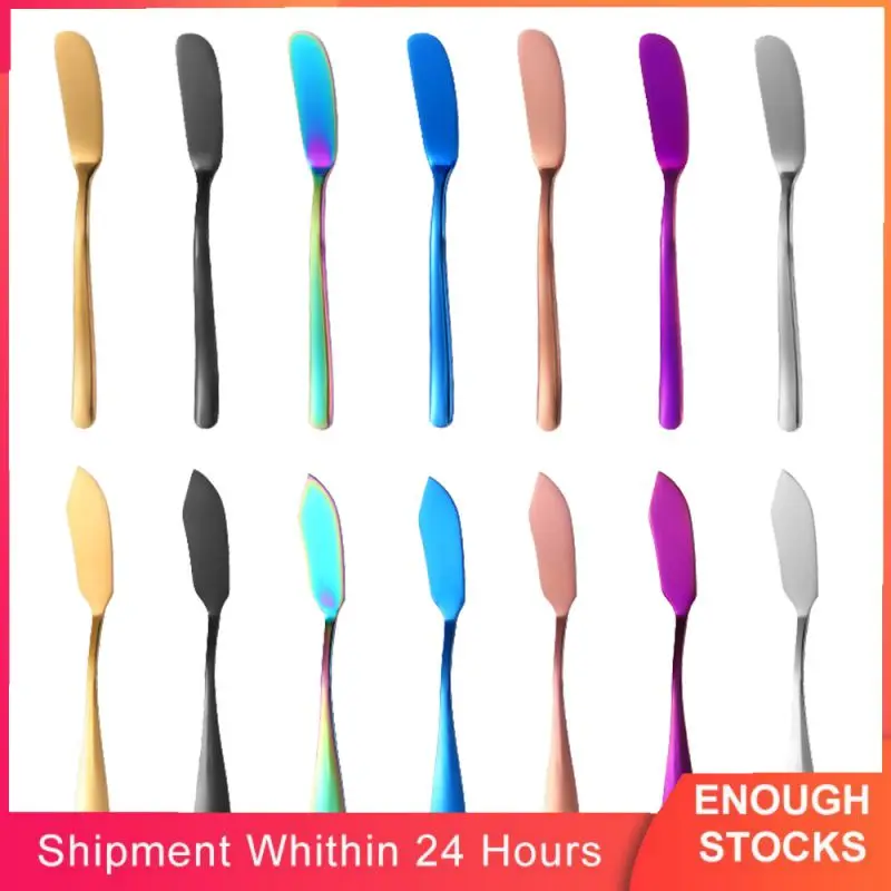 1pc Stainless Steel Butter Spreader Knife With Long Handle Kitchen