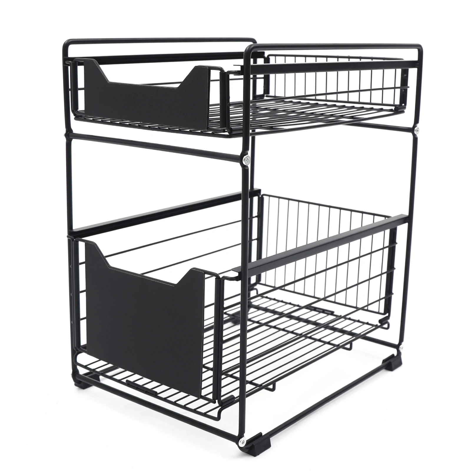 Küchenregal, Schubladen-Organizer, 2-Korb, Schubladen unter dem Schrank, geeignet für Schlafzimmer, Dusche, Produkte, Utensilien, Kosmetika usw – Detail 4