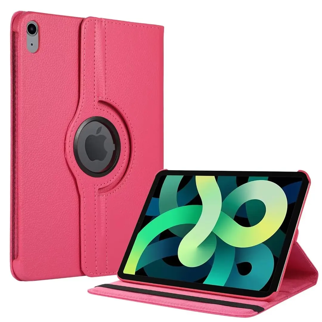 thumbnail image 1 of Funda de cuero PU para iPad Air 5, 4, 3, 2, 9,7, funda para tableta con soporte inteligente giratorio de 360 grados y encendido automático y visualización multiángulo, 1 of 5